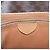 Céline Borsa a Spalla in Tela Macadam CELINE in Pelle PVC Marrone Oro Auth 170993 D'oro - vista 12