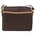 Céline Borsa a Spalla in Tela Macadam CELINE in Pelle PVC Marrone Oro Auth 170993 D'oro - vista 2