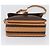 Céline Borsa a Spalla in Tela Macadam CELINE in Pelle PVC Marrone Oro Auth 170993 D'oro - vista 5