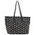 Borsa Tote in Pelle Nera e Oro Autentica BA10854 Jimmy Choo Nero D'oro - vista 2