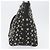 Borsa Tote in Pelle Nera e Oro Autentica BA10854 Jimmy Choo Nero D'oro - vista 3