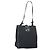 Borsa a Spalla GG Canvas Gucci Nera Argento 110292 Auth ep13049 Nero