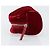 Fendi Pochette in Velluto Rosso Argento Auth ti3746 - vista 4