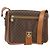 Céline Borsa a Spalla in Tela Macadam CELINE in Pelle PVC Marrone Oro Auth 171981 D'oro