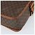 Céline Borsa a Spalla in Tela Macadam CELINE in Pelle PVC Marrone Oro Auth 171981 D'oro - vista 17