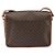 Céline Borsa a Spalla in Tela Macadam CELINE in Pelle PVC Marrone Oro Auth 171981 D'oro - vista 2