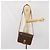 Céline Borsa a Spalla in Tela Macadam CELINE in Pelle PVC Marrone Oro Auth 171981 D'oro - vista 27