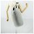 PRADA Borsa a Spalla Sportiva in Tela Grigia Argento Auth 166758 Marrone - vista 20
