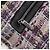 Sac à épaule Camélia en chaîne CHANEL Tweed Multicolore Argent CC Auth 169721SAV Argenté - vue 24