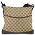 Borsa a Spalla GG Canvas Gucci Beige Argento 145857 Auth 169859 - vista 13