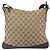 Borsa a Spalla GG Canvas Gucci Beige Argento 145857 Auth 169859 - vista 2