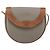 Borsa a Spalla Christian Dior in PVC Pelle Grigia Oro Auth ti3764 Marrone D'oro - vista 13