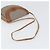 Borsa a Spalla Christian Dior in PVC Pelle Grigia Oro Auth ti3764 Marrone D'oro - vista 7