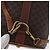 Céline Borsa a Spalla in Tela Macadam CELINE in Pelle PVC Marrone Oro Auth 171835 D'oro - vista 10