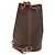 Céline Borsa a Spalla in Tela Macadam CELINE in Pelle PVC Marrone Oro Auth 171835 D'oro - vista 2
