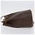 Céline Borsa a Spalla in Tela Macadam CELINE in Pelle PVC Marrone Oro Auth 171835 D'oro - vista 4