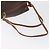 Céline Borsa a Spalla in Tela Macadam CELINE in Pelle PVC Marrone Oro Auth 171835 D'oro - vista 7