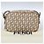 Borsa a Spalla in Tela Zucchino FENDI Beige Oro Auth 149921SM - vista 12