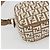 Borsa a Spalla in Tela Zucchino FENDI Beige Oro Auth 149921SM - vista 17
