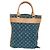 LOUIS VUITTON Borsa Tote Piatta Monogram in Denim Blu M95018 Auth BA10551SAM - vista 2