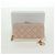 Portafoglio lungo Cannage Studs Christian Dior in pelle di agnello rosa e oro Auth 169933M D'oro - vista 12