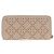 Portafoglio lungo Cannage Studs Christian Dior in pelle di agnello rosa e oro Auth 169933M D'oro - vista 2