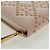 Portafoglio lungo Cannage Studs Christian Dior in pelle di agnello rosa e oro Auth 169933M D'oro - vista 7