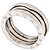Bulgari Anello B.zero1 a 2 bande in oro bianco 18K Bvlgari
