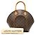 Borsa a mano Ellipse MM Monogramma Louis Vuitton Marrone - vista 7