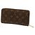 Zippy Geldbörse Monogram Louis Vuitton Braun - Ansicht 2