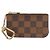 Monedero de lona Damier Louis Vuitton Castaño