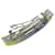 Hermès HERMES Eclipse PM Barrette Hair Clip White Blue Yellow  - view 5