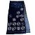 Chanel Stola in velluto nero foderata in seta satinata, motivi Camelia, 180 x 42 cm Argento