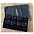 Chanel Stola in velluto nero foderata in seta satinata, motivi Camelia, 180 x 42 cm Argento - vista 12