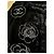 Chanel Stola in velluto nero foderata in seta satinata, motivi Camelia, 180 x 42 cm Argento - vista 6