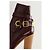 Chloé Bordeaux Lederstiefel - Ansicht 4