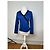 Vintage Yves Saint Laurent V-Ausschnitt Pullover Blau Schwarz - Ansicht 7