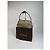 Vintage Gucci Canvas Leder Mini Tasche Grau Braun Khaki - Ansicht 12