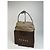 Vintage Gucci Canvas Leder Mini Tasche Grau Braun Khaki - Ansicht 5