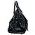 Valentino Garavani Borsa a mano in pelle di coccodrillo nera con borchie e hardware dorato Valentino Nero - vista 2
