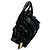 Valentino Garavani Borsa a mano in pelle di coccodrillo nera con borchie e hardware dorato Valentino Nero - vista 5