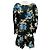 Abito Mini Floreale Rydal Carnation Bouquet Nero di Erdem
