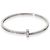 Bracciale a cerniera stretto Tiffany T T1 in oro bianco e diamanti Tiffany & Co.