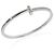 Bracciale a cerniera stretto Tiffany T T1 in oro bianco e diamanti Tiffany & Co. - vista 2