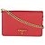 Mini bandolera en Saffiano rojo con logo triangular de Prada Roja - vista 8