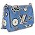Louis Vuitton Denim Blu Azteco Epi Twist PM - vista 4