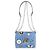 Louis Vuitton Denim Blu Azteco Epi Twist PM - vista 5