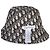 Cappello bucket reversibile in nylon nero Christian Dior 56 - vista 6