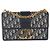 Borsa a catena Dior 30 Montaigne in obliquo blu Christian Dior