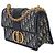 Borsa a catena Dior 30 Montaigne in obliquo blu Christian Dior - vista 3